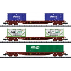 T15072 Container Flat Car Set