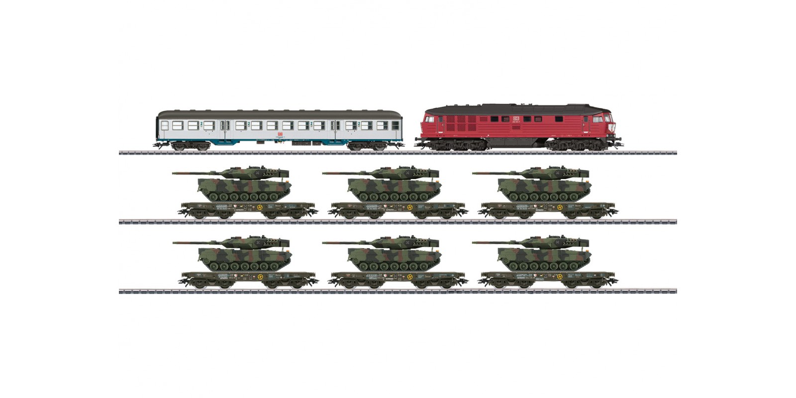 26606 Freight Train with Military Freight for the German Federal Army