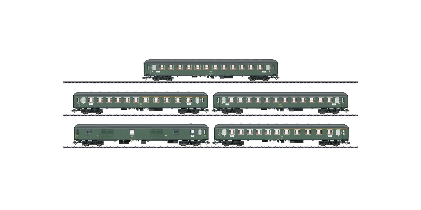 42918 Express Train Passenger Car Set for D 360 Express Train
