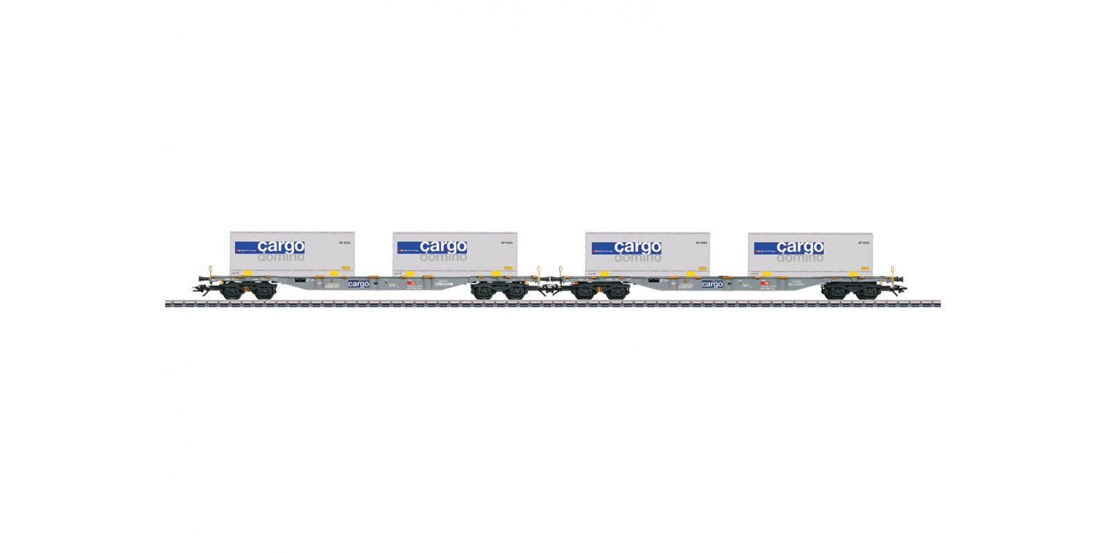 47096 Two Type Sgnss Container Flat Cars with Interchangeable Transport Units