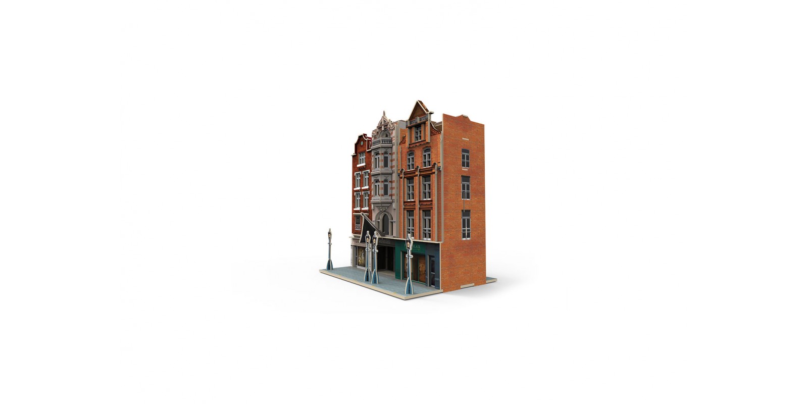 72784 Märklin Start up - "Residential and Commercial Buildings" 3D Building Puzzle