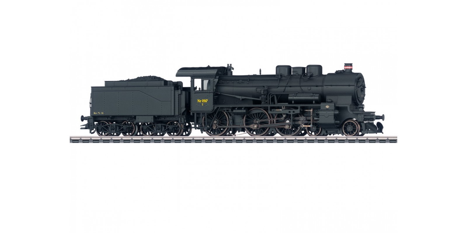 37026 Class Litra T 297 Steam Locomotive with a Tender