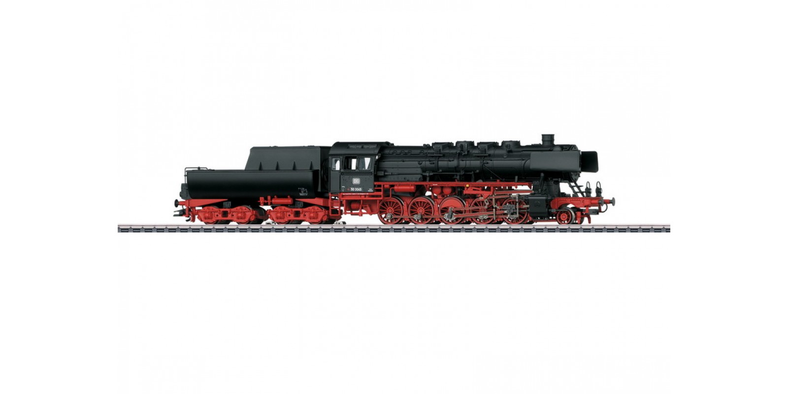 37898 Class 50 Steam Freight Locomotive with a Tub-Style Tender