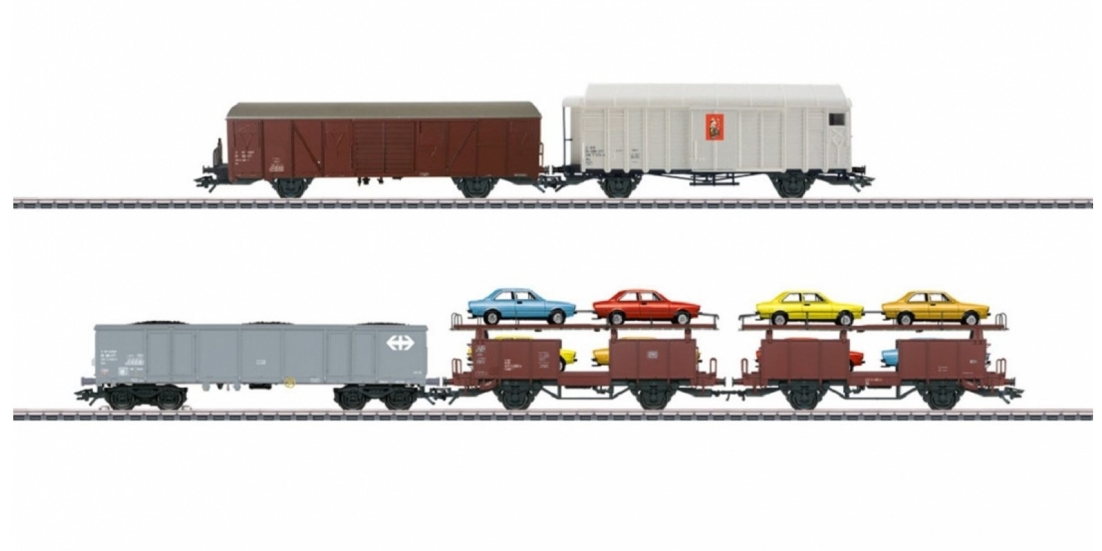 46567  Cargo wagons set for 39567 (Insider 2018)