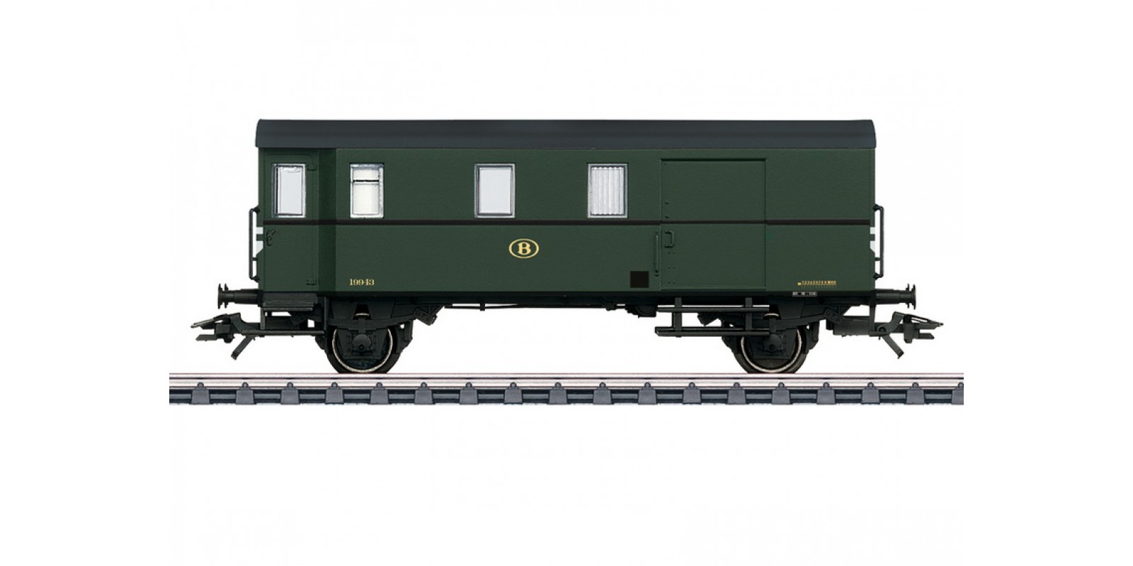 46984 Type Pwgs 41 Freight Train Baggage Car