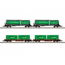 82533 Green Cargo Freight Car Set