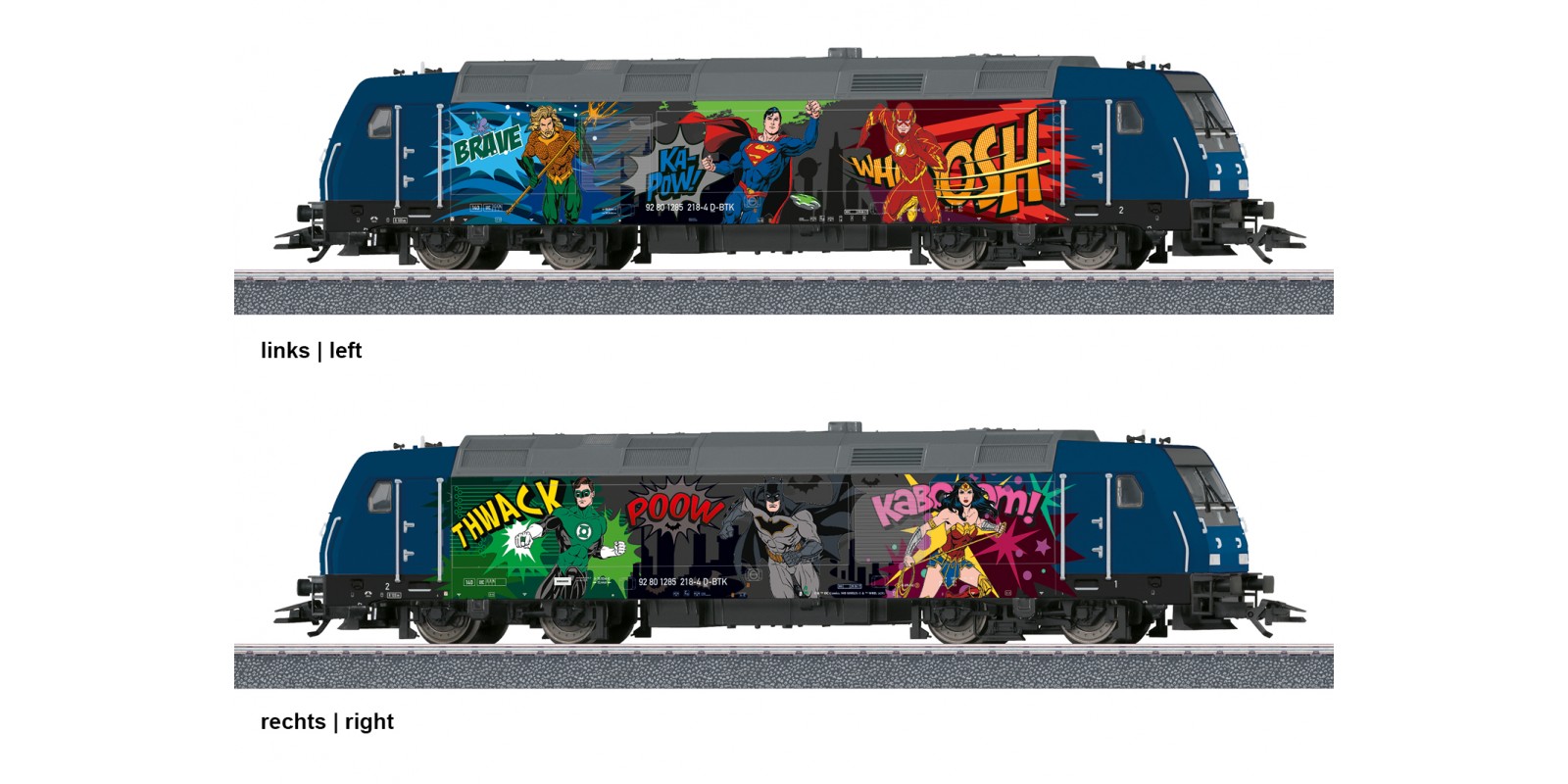 36656 Super Heroes Diesel Locomotiv