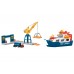 72223 Freight Ship and Harbor Crane