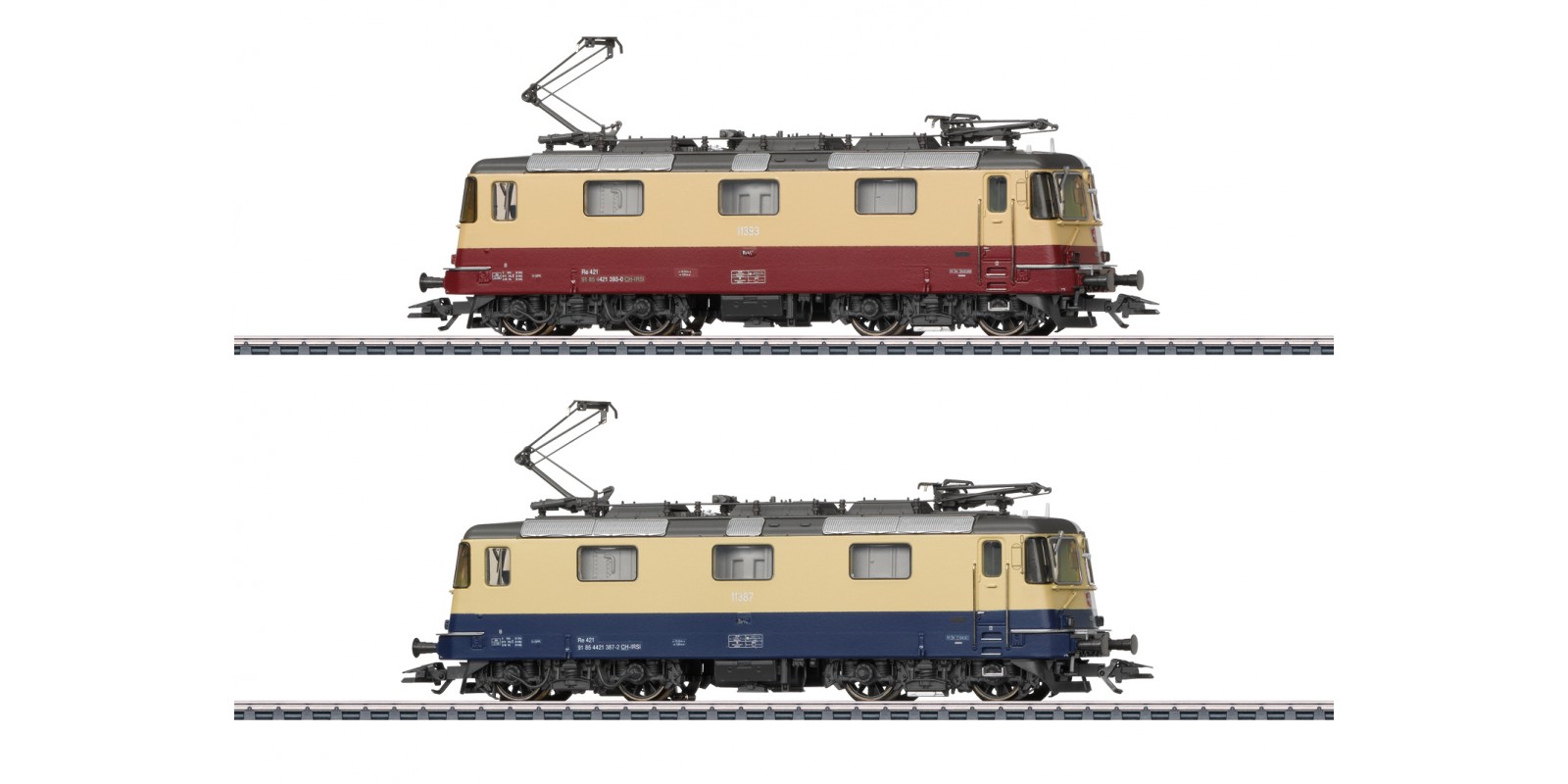 37300 Class Re 421 Double Electric Locomotive Set
