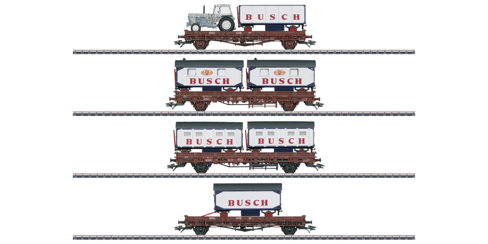 45040 Circus Busch Freight Car Set