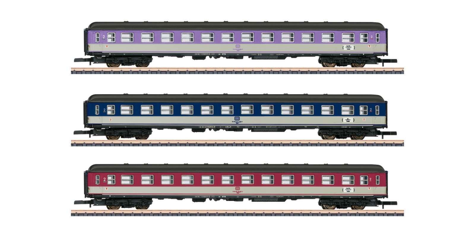 87402 Pop Cars Express Train Passenger Car Set