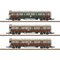 87568 Car Set with 3 Compartment Cars