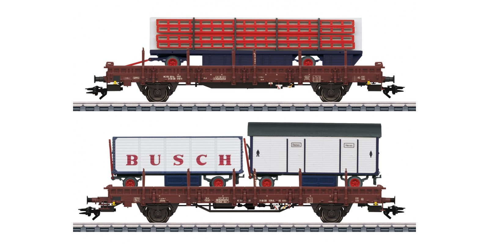 45042 Circus Busch Freight Car Set