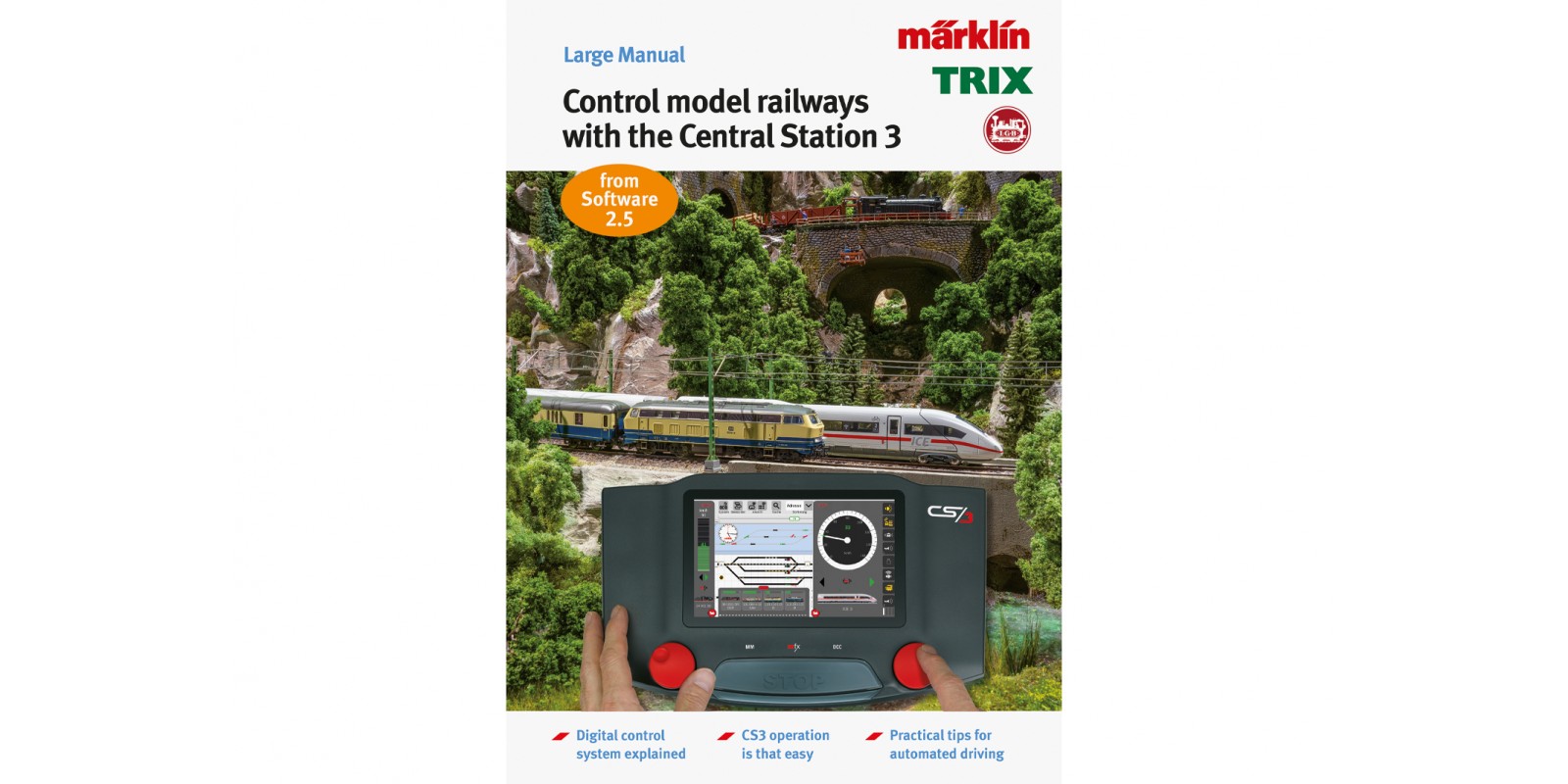03094 Model Railroad Manual "Digital Control with the Märklin Central Station 3"