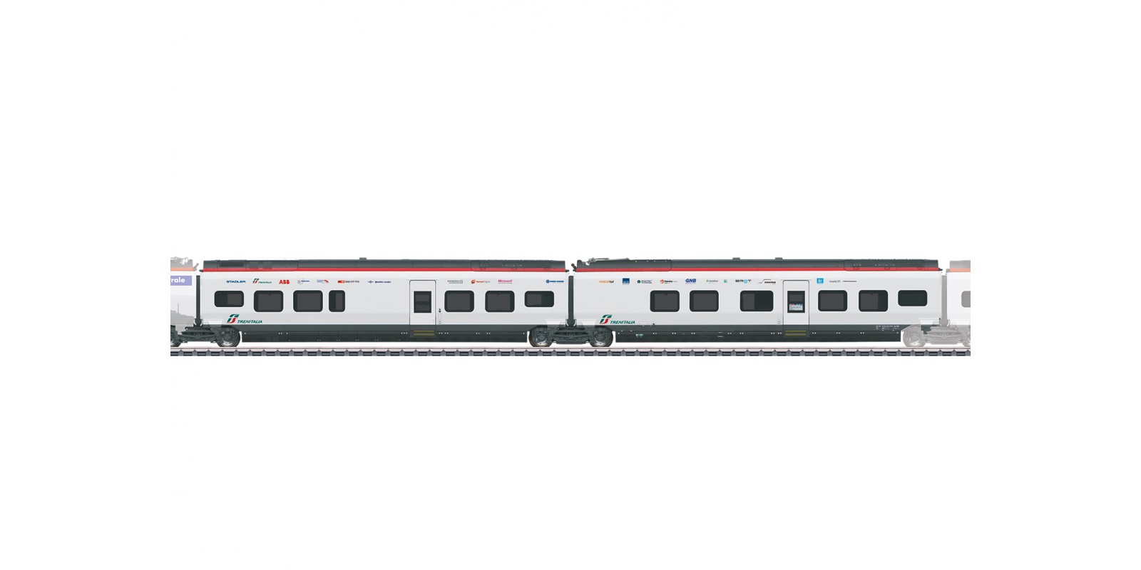 43466 Add-On Car Set 1 for the Class RABe 501 Giruno