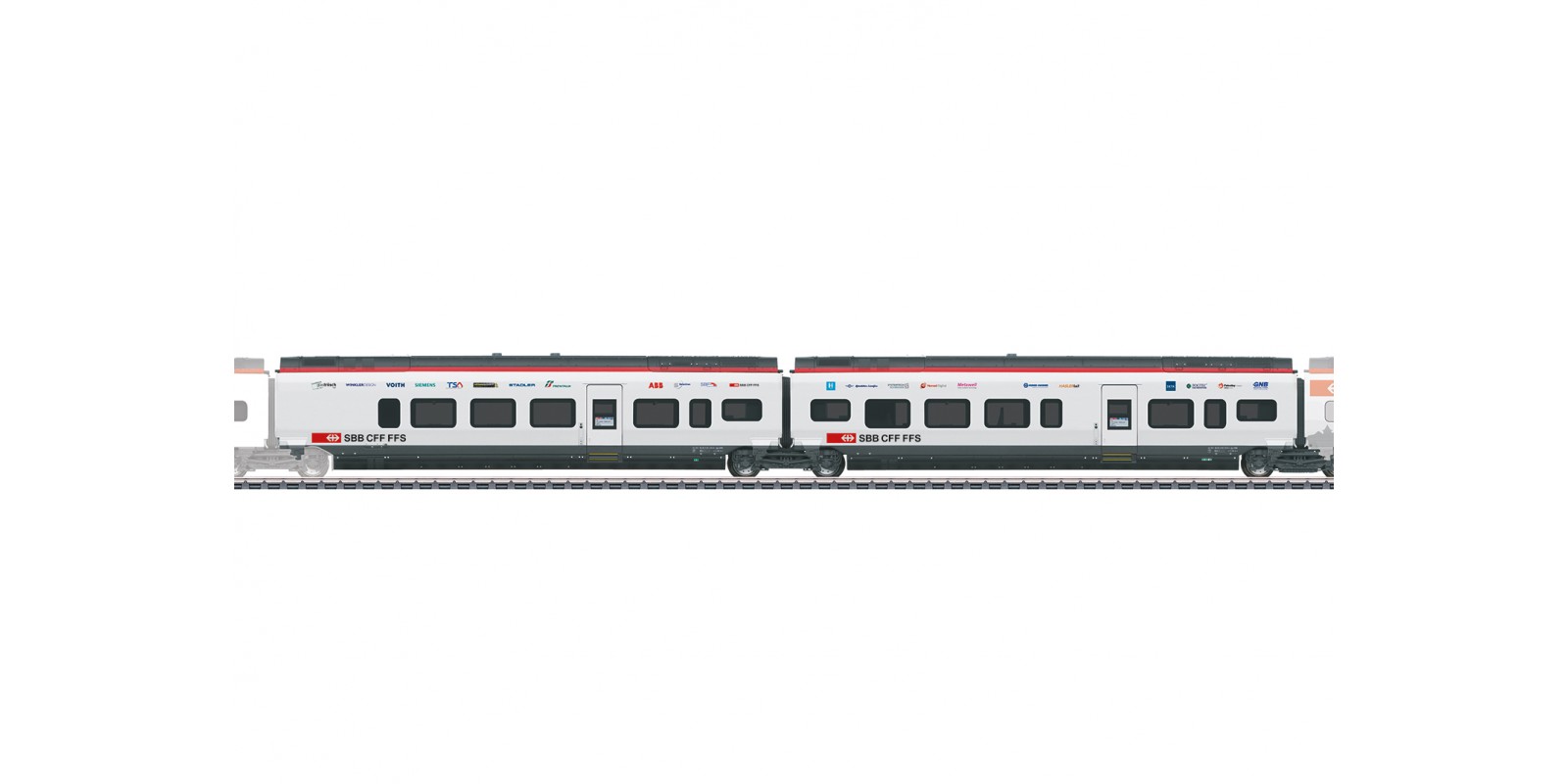43467 Add-On Car Set 2 for the Class RABe 501 Giruno