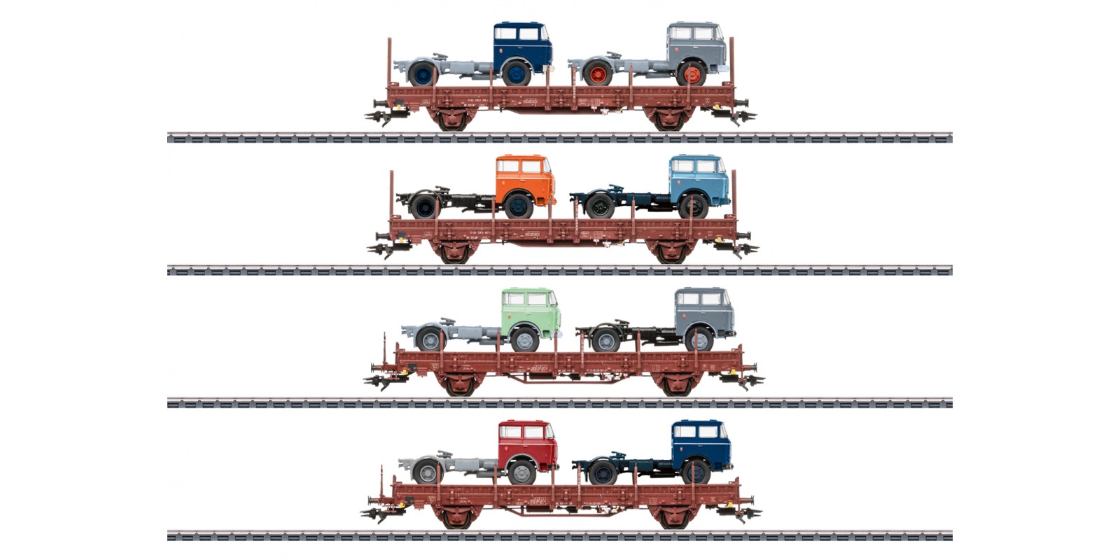 46406 Vehicle Transport Freight Car Set