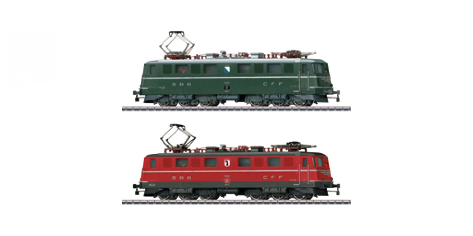 30501 Double Electric Locomotive Set. NEW ITEM 2015.
