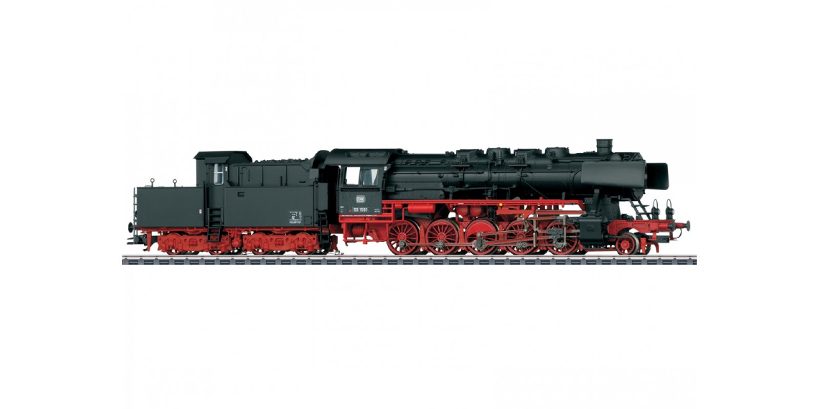 37835 Steam Freight Locomotive class 50 with a Cabin Tender.