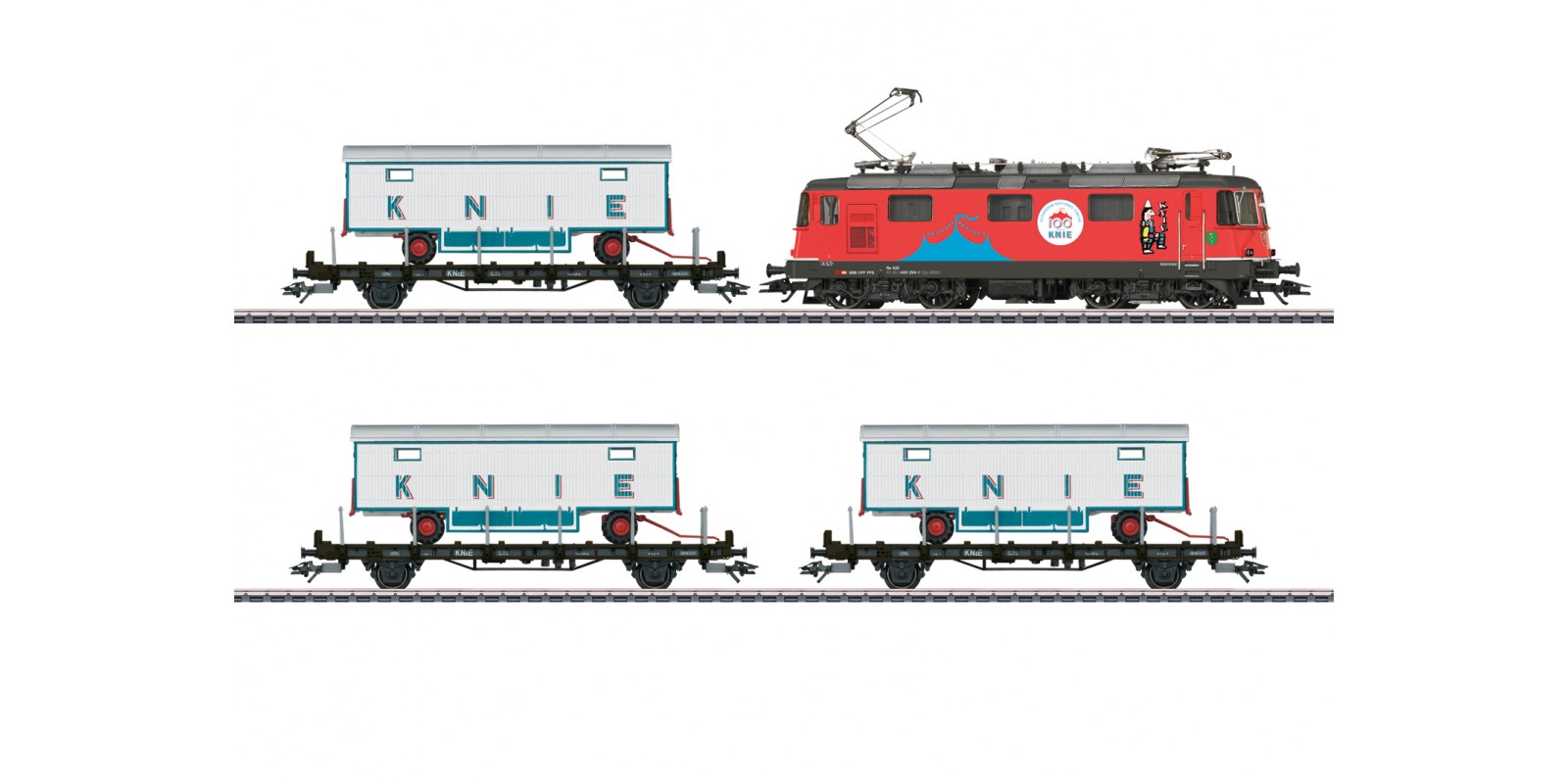 26615 "100 Years of the Swiss National Circus Knie" Train Set