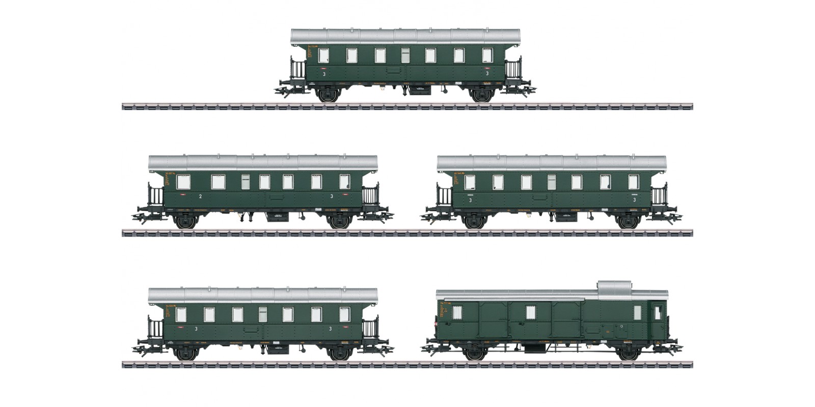 43141 "Donnerbüchsen" / "Thunder Boxes" Passenger Car Set