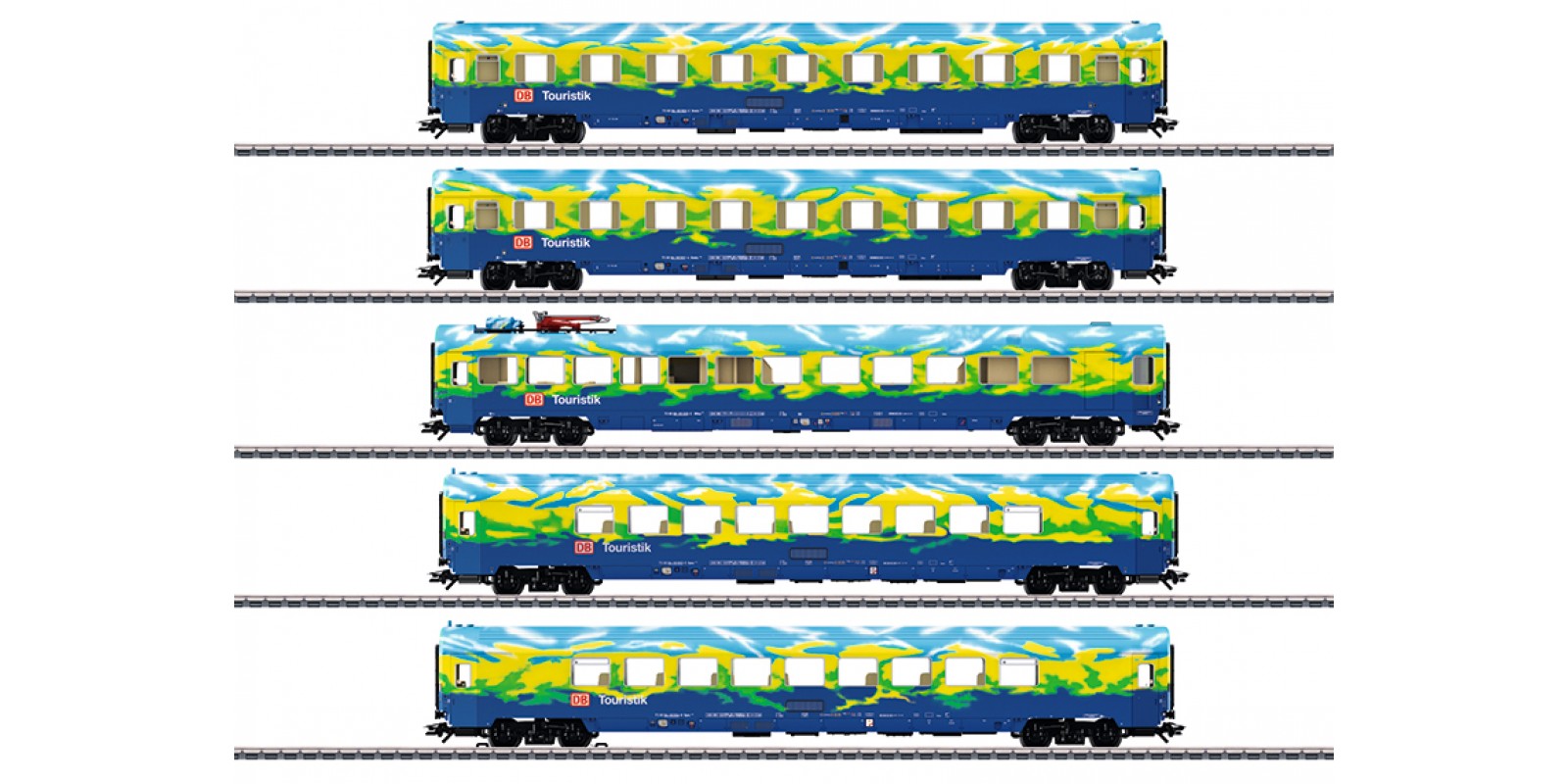 43878 "Tourism Train" Passenger Car Set