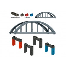 072218 Märklin my world - Elevated Railroad Bridge Building Block Set