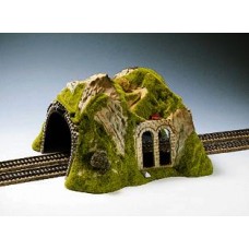 NO02430 Straight Tunnel, Double Track, 30 x 28 cm,17 cm Height 