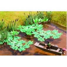 No14114 Laser-Cut minis Water Lilies, approx. 60 cm² 