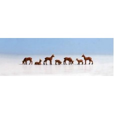 NO15740 Roe Deer, H0, 7 animals