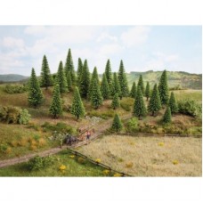 NO26925 Model Spruce Trees, 10 pieces, 5 - 14 cm high