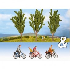 NO94005 Ornamental Set "Cyclists & Poplars"