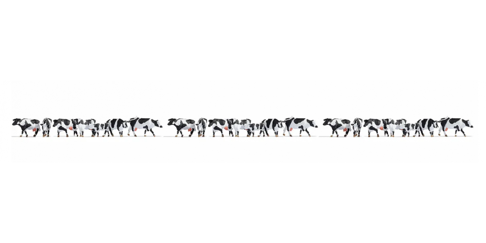 NO16164 XL Set “Black & White Cows”