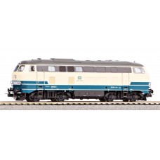 PI52411 Diesel locomotive class 216 beige-blue, era IV with sound