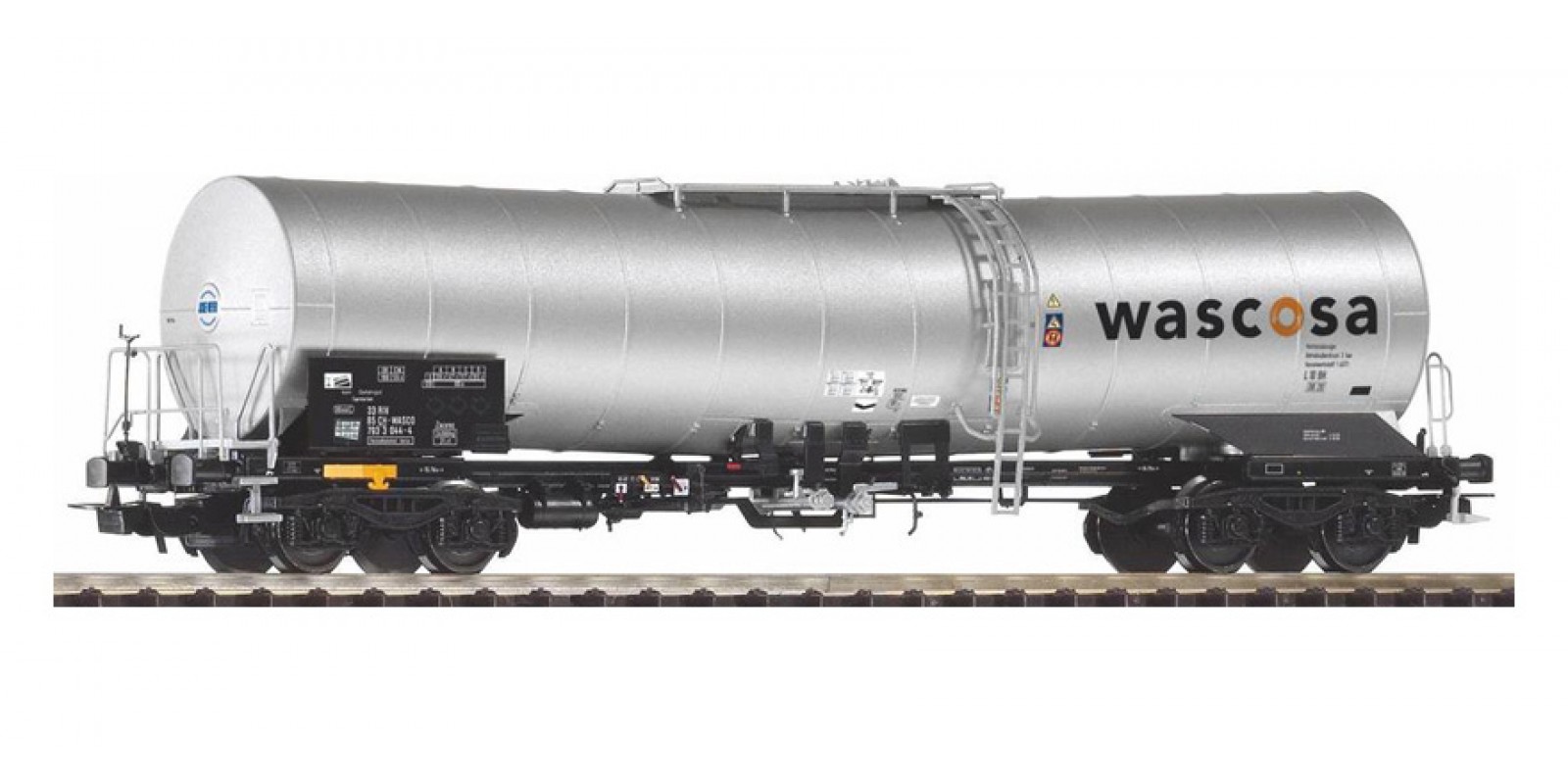 PI58976 Chemical tank wagon Zacens "Caprolactam" of the Wacosa, epoch VI