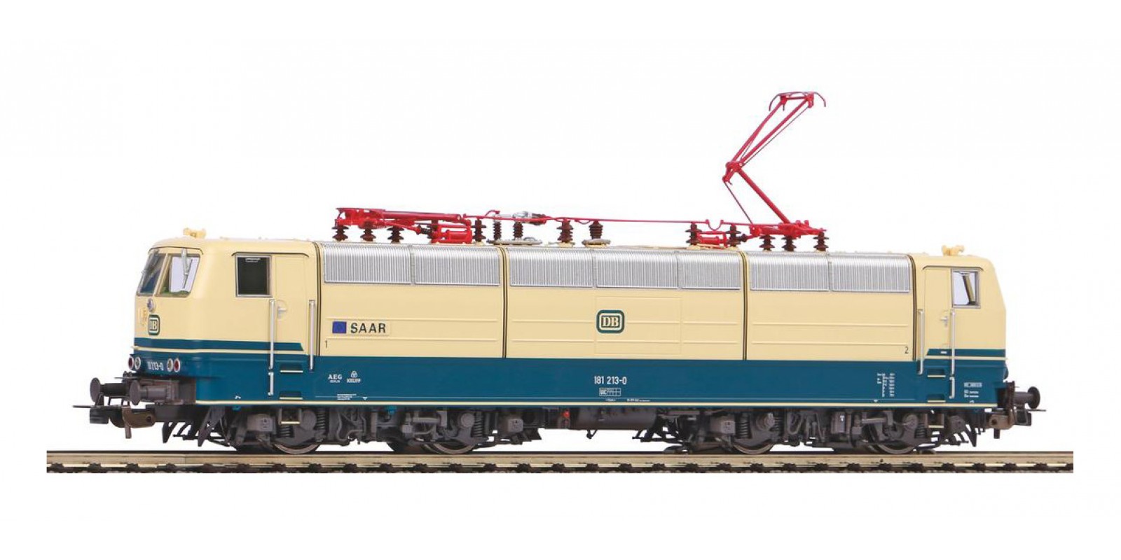 PI51345 Gauge H0 Electric locomotive class 181.2 "Saar" of the DB, epoch IV, AC version
