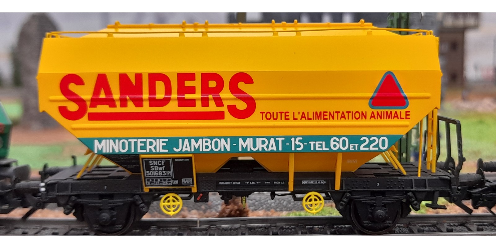 REWB629 Wagon céréalier « SANDERS » (ancien logo), Ep.III
