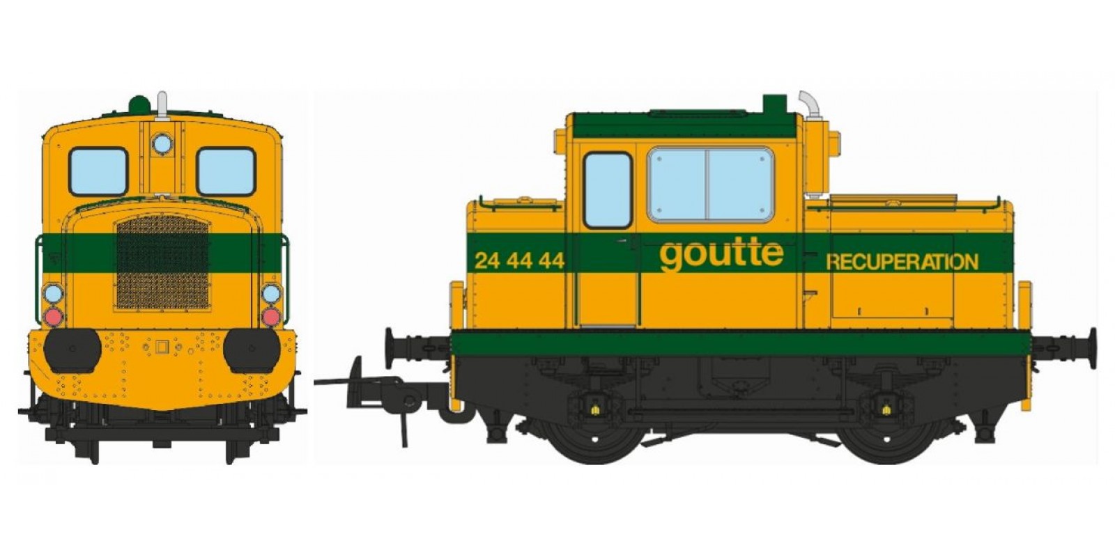 REMB125S MOYSE 32 TDE, INDUSTRIAL Ex-SNCF scrap dealer « GOUTTE » (Switzeland) Era IV-V - DCC Sound