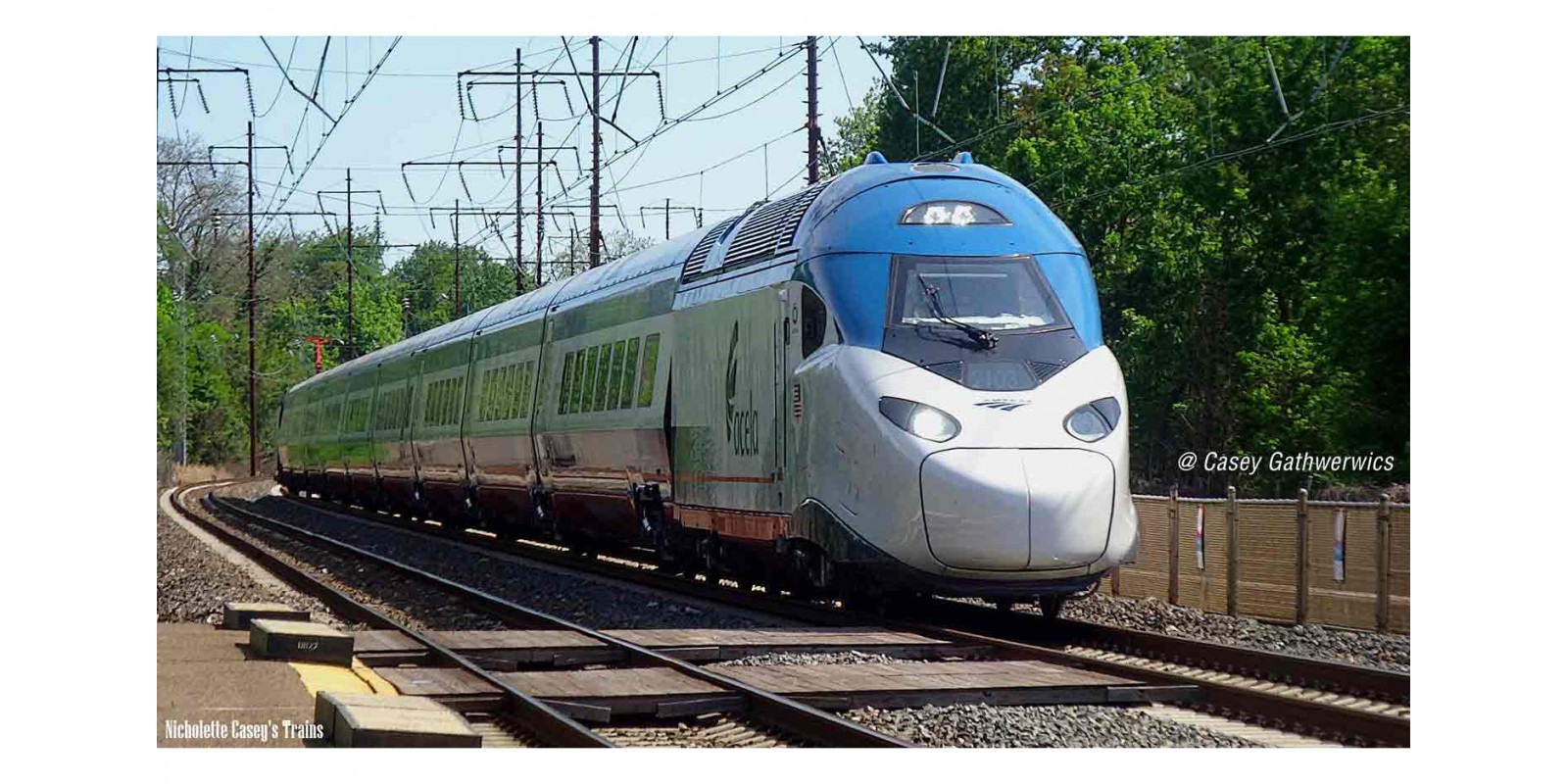 RI1000 Acela Electric train set