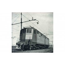 RI2739 FS, electric locomotive E 646 033 first series, castano / isabella livery, pantographs type 42U, period III-IV