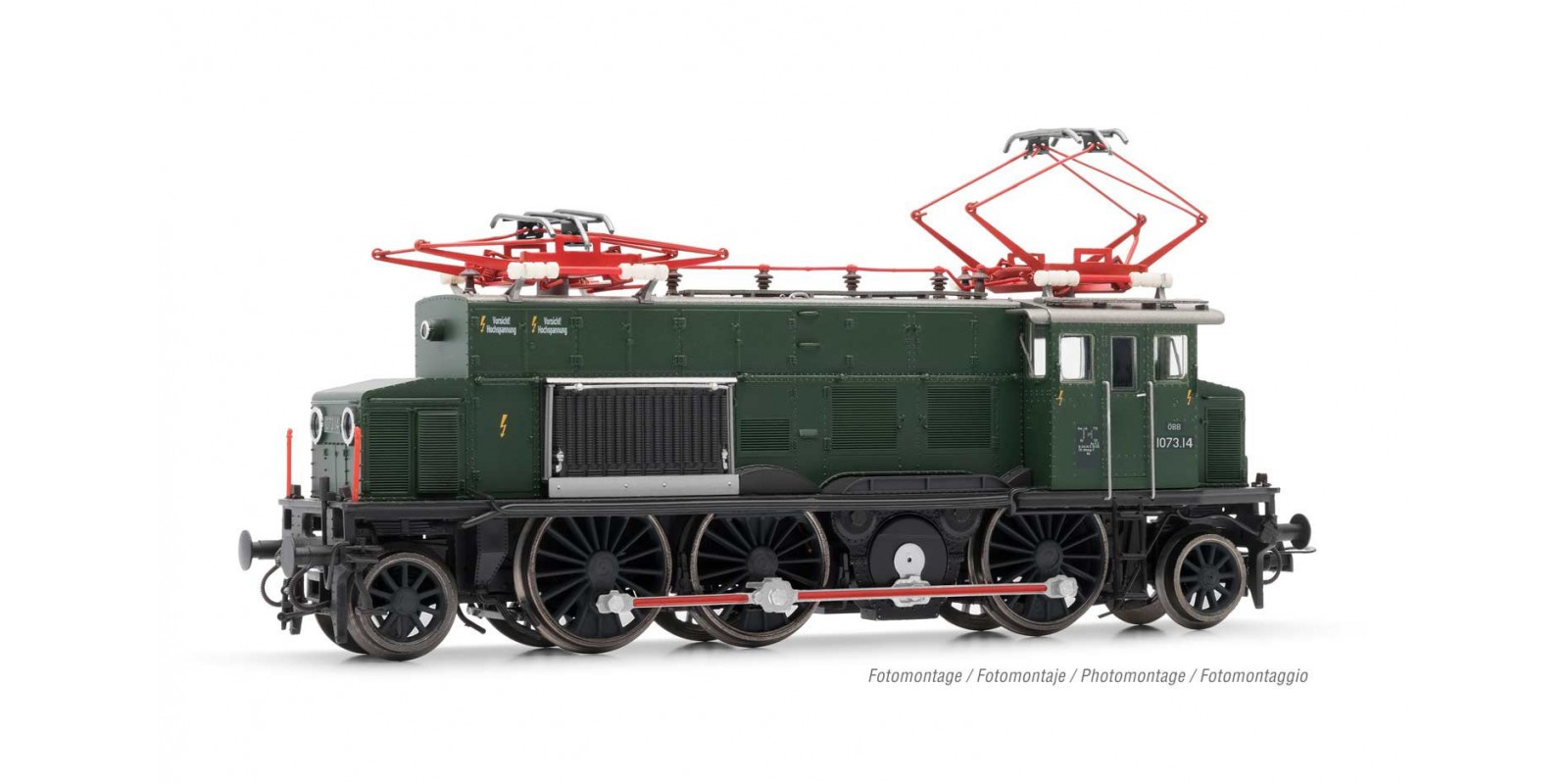 RI2852S ÖBB, electric locomotive class 1073, green livery, period III, DCC Sound
