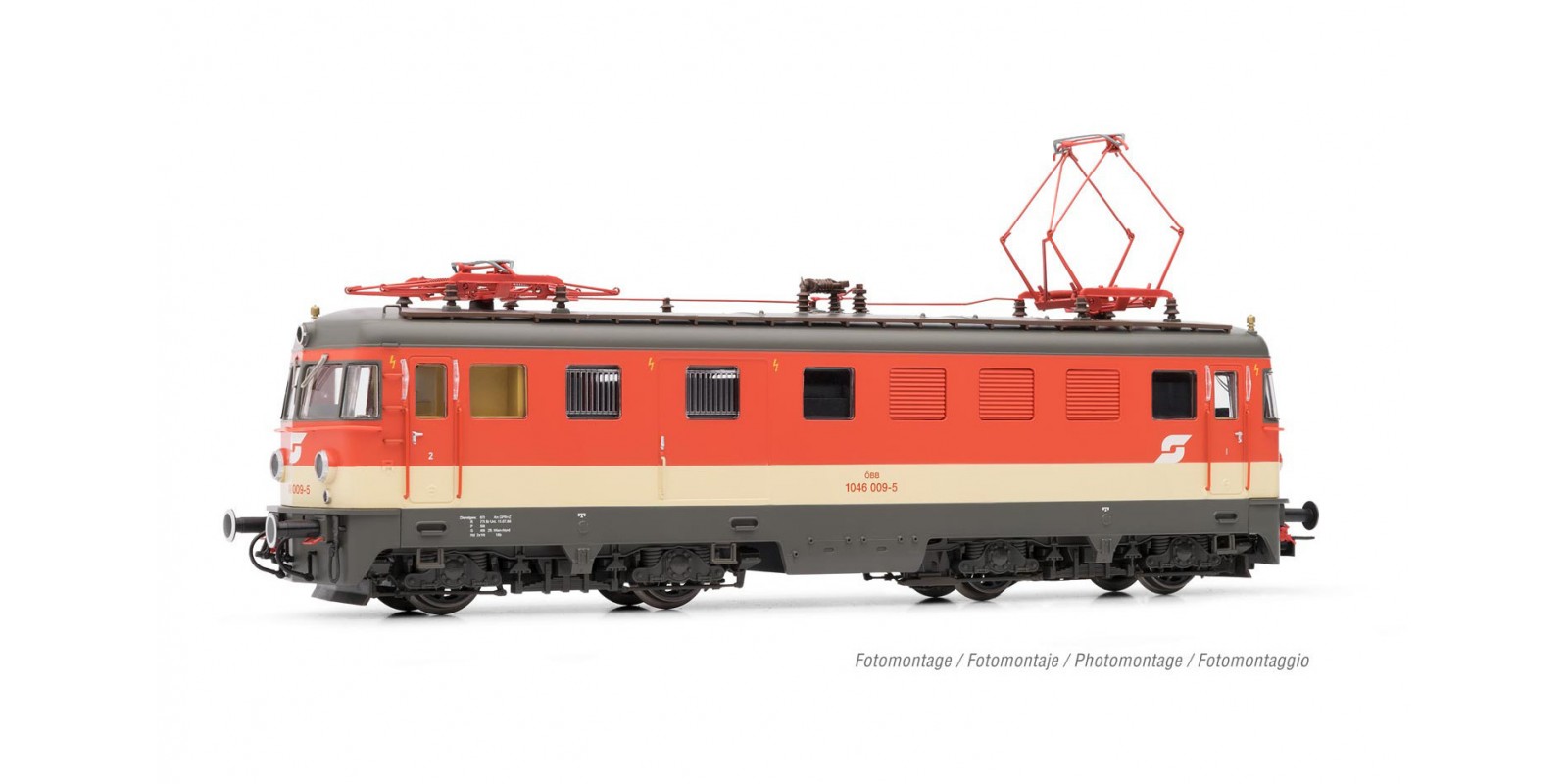 RI2854S ÖBB, electric locomotive class 1046, Valousek-livery, period IV-V, DCC Sound