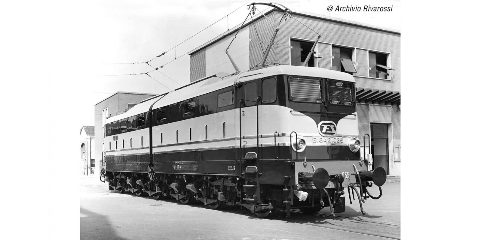 RI2868 FS, electric locomotive E.646 2nd series Treno Azzurro livery, ep. IIIb
