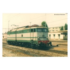 RI2869 FS, electric locomotive E.646 2nd series green/grey aluminium stripes, black bogies, ep. IV