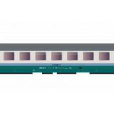 RI4282 FS, 2-unit pack passenger coaches type UIC-Z renovated (progetto 901/300) in "XMPR"-livery, contains two 2nd class coaches, period VI