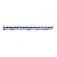 RI4292 DB AG, 3-unit additional set, "InterCityNight" in blue/white livery, contains two sleeping cars and one passenger coach, period V 
