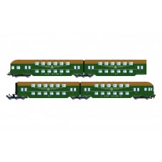RI4304 DR, 4-unit double-decker coach with cab-control unit, version with six air-vent roofs, period IV