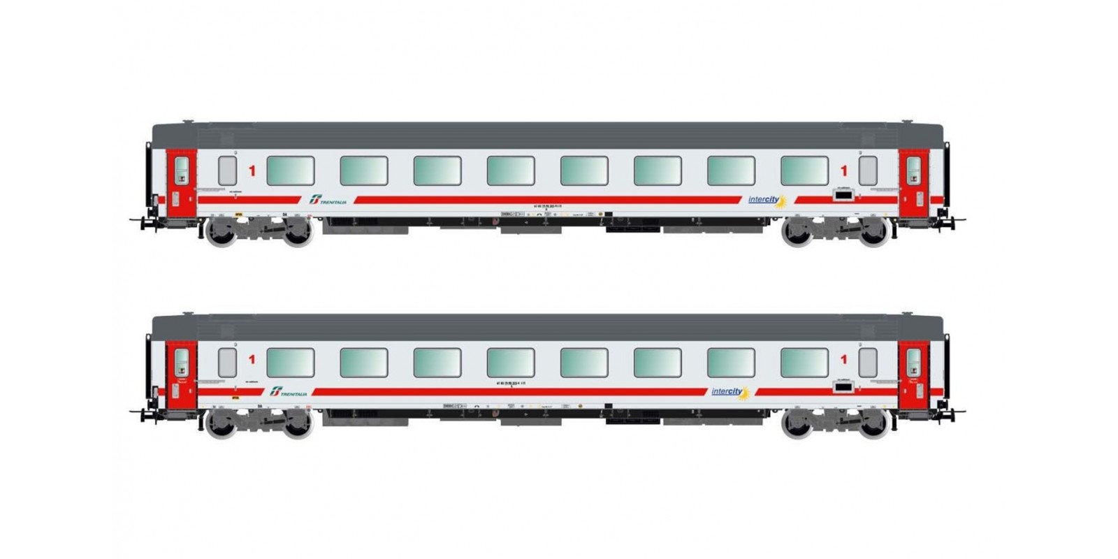 RI4315 FS, 2-unit pack 2nd class coaches type Gran Confort progetto 901, "InterCity Giorno", ep. VI