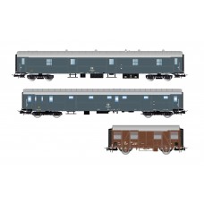 RI4318 FS, 3-unit pack "Celerone", UIz 1400 grey livery + DUz 93100 grey livery +  Hcs-uvwy with bellows