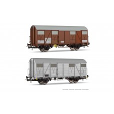 RI6508 FS, 2-units pack service wagons VGs with with flat  walls + VGhs with low aerators, brown/light grey livery, ep. V